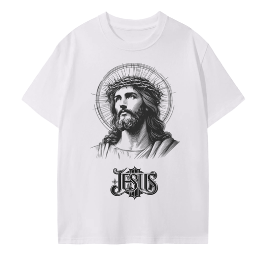 Jesus Barbed Crown Graphic Tee