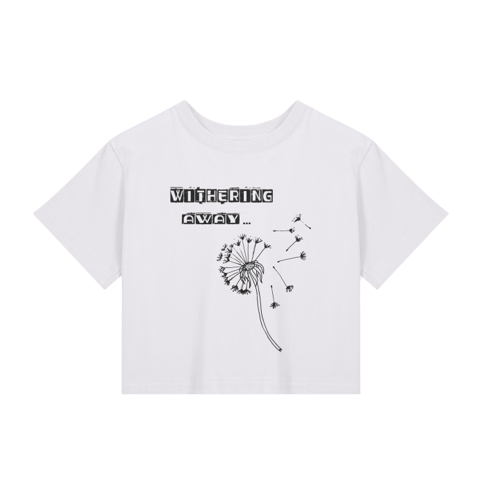 Withering Away Graphic Baby Tee