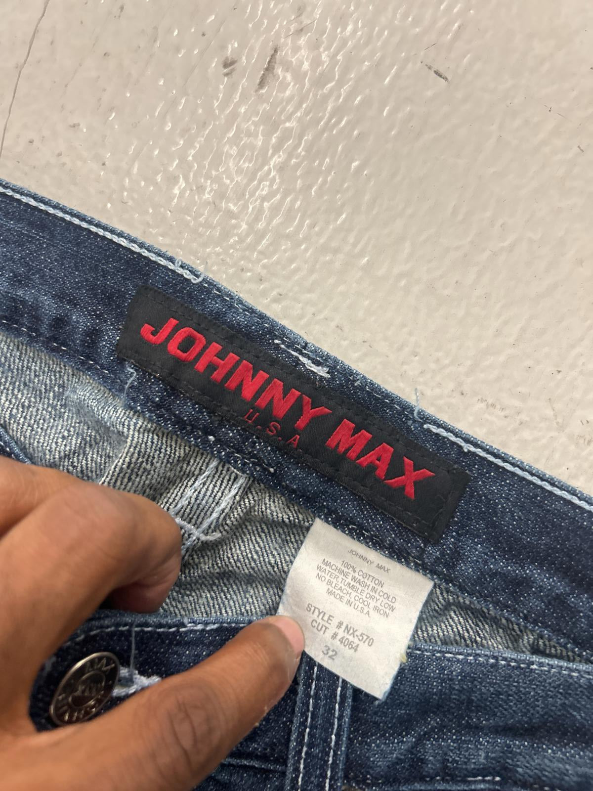 Johnny Max Flared Jeans with Colorful Embroidery