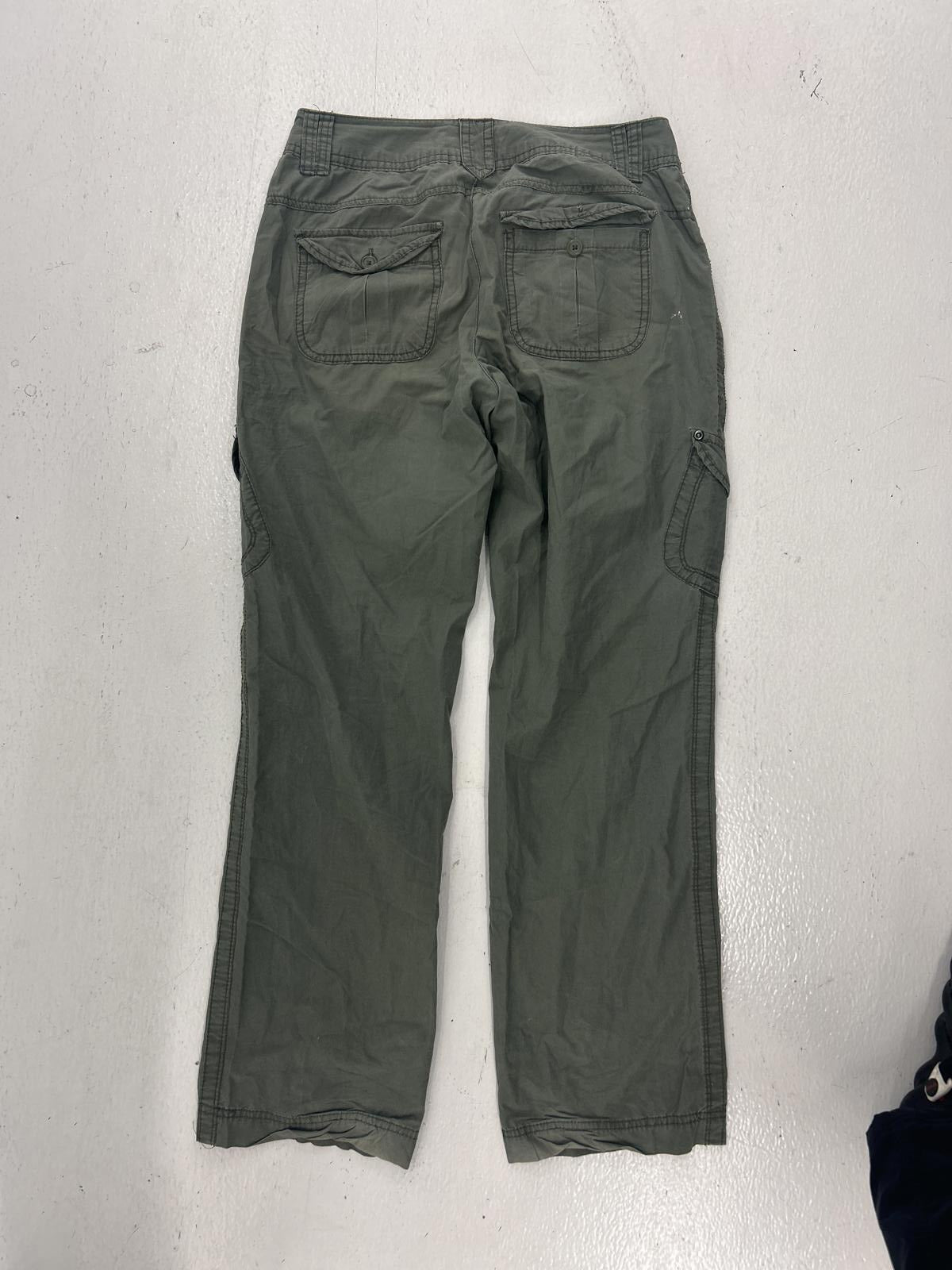 Dalia Collection Women's Cargo Pants - Olive Green - Size 6