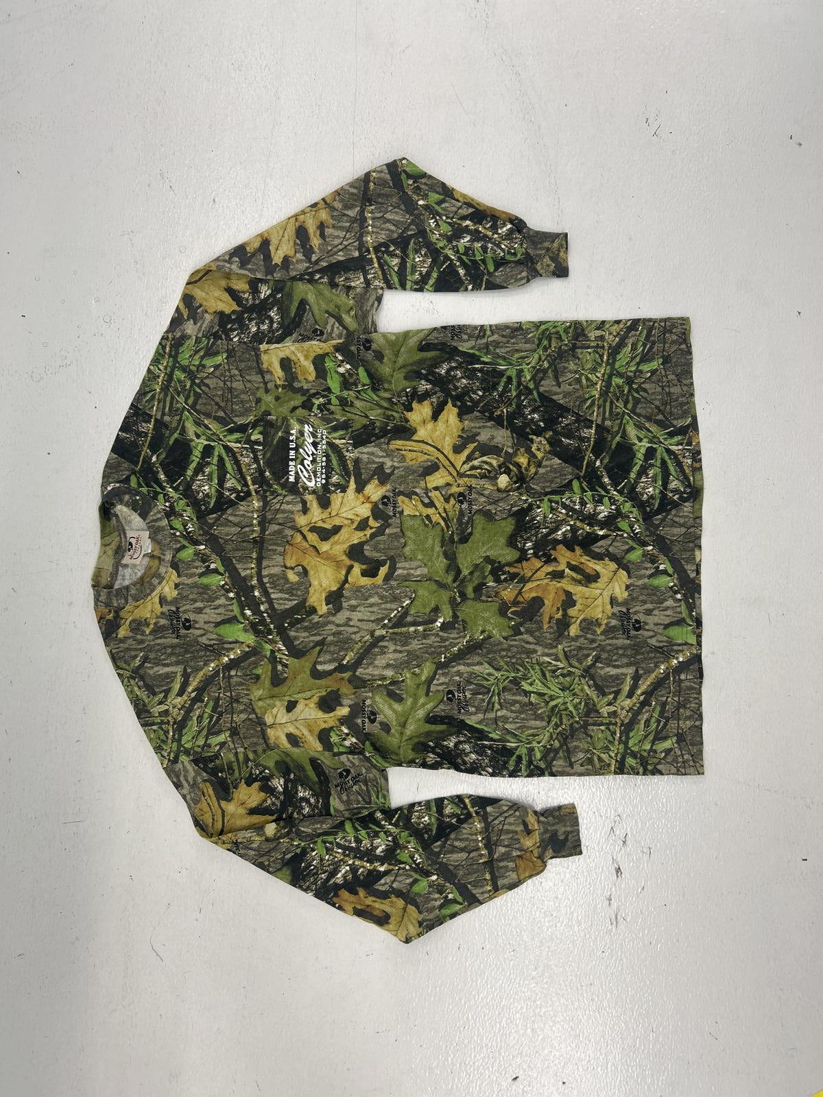 Mossy Oak Camouflage Long Sleeve Shirt - Made in USA