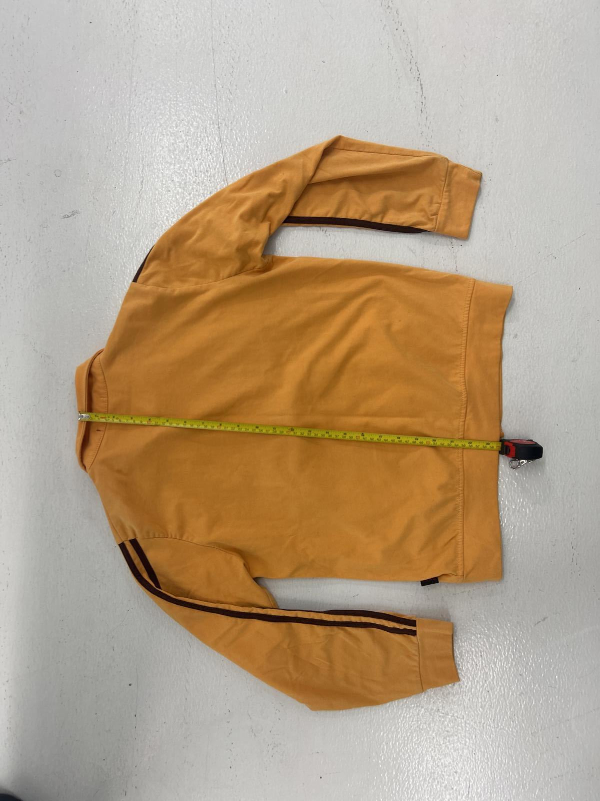 Y2K Grunge Yellow Zip-Up Jacket with Graphic Print