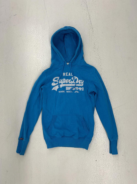 Superdry Real Hoodie - Vibrant Blue