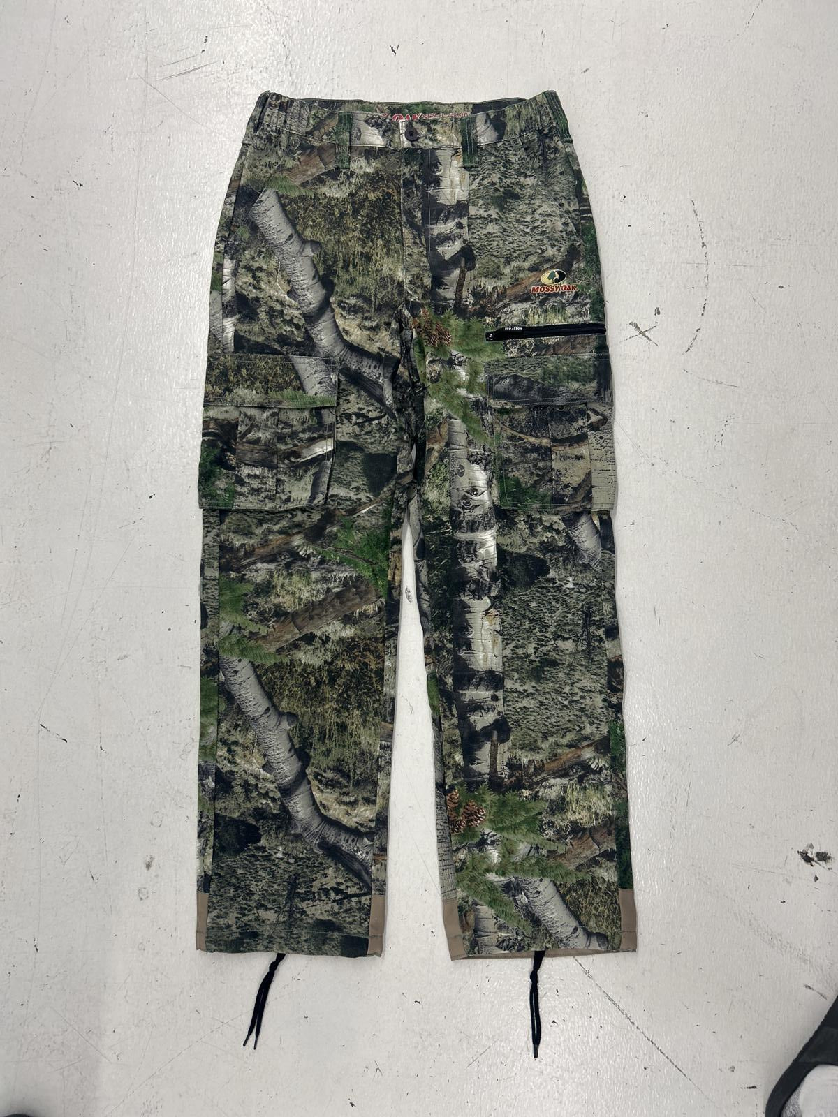 Mossy Oak Camouflage Cargo Pants - Size S (28-30)