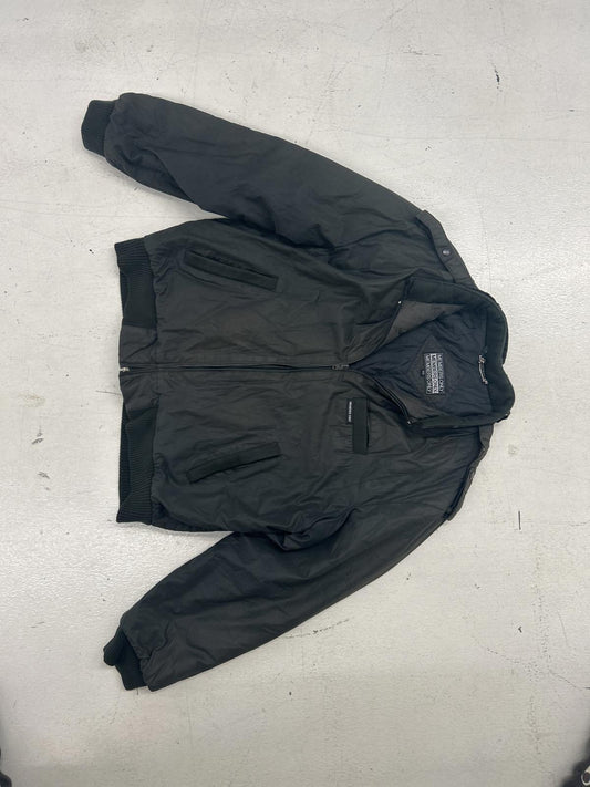 Men's Members Only Black Flight Jacket - Size 40