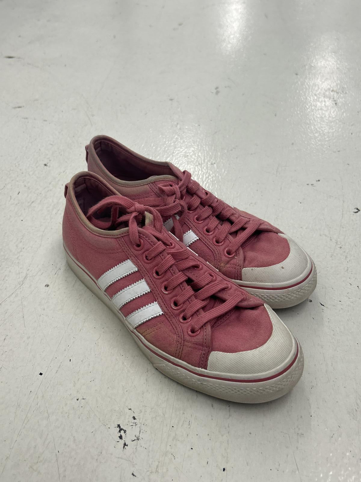 Adidas Pink Canvas Sneakers