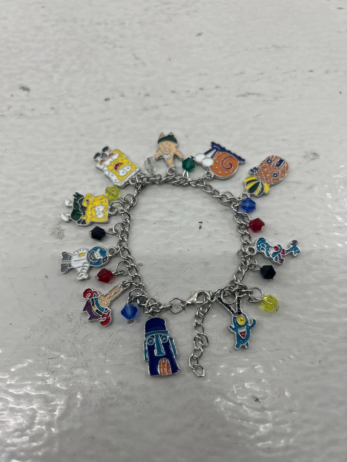 Spongebob Character Nickelodeon Cartoon Charm Bracelet