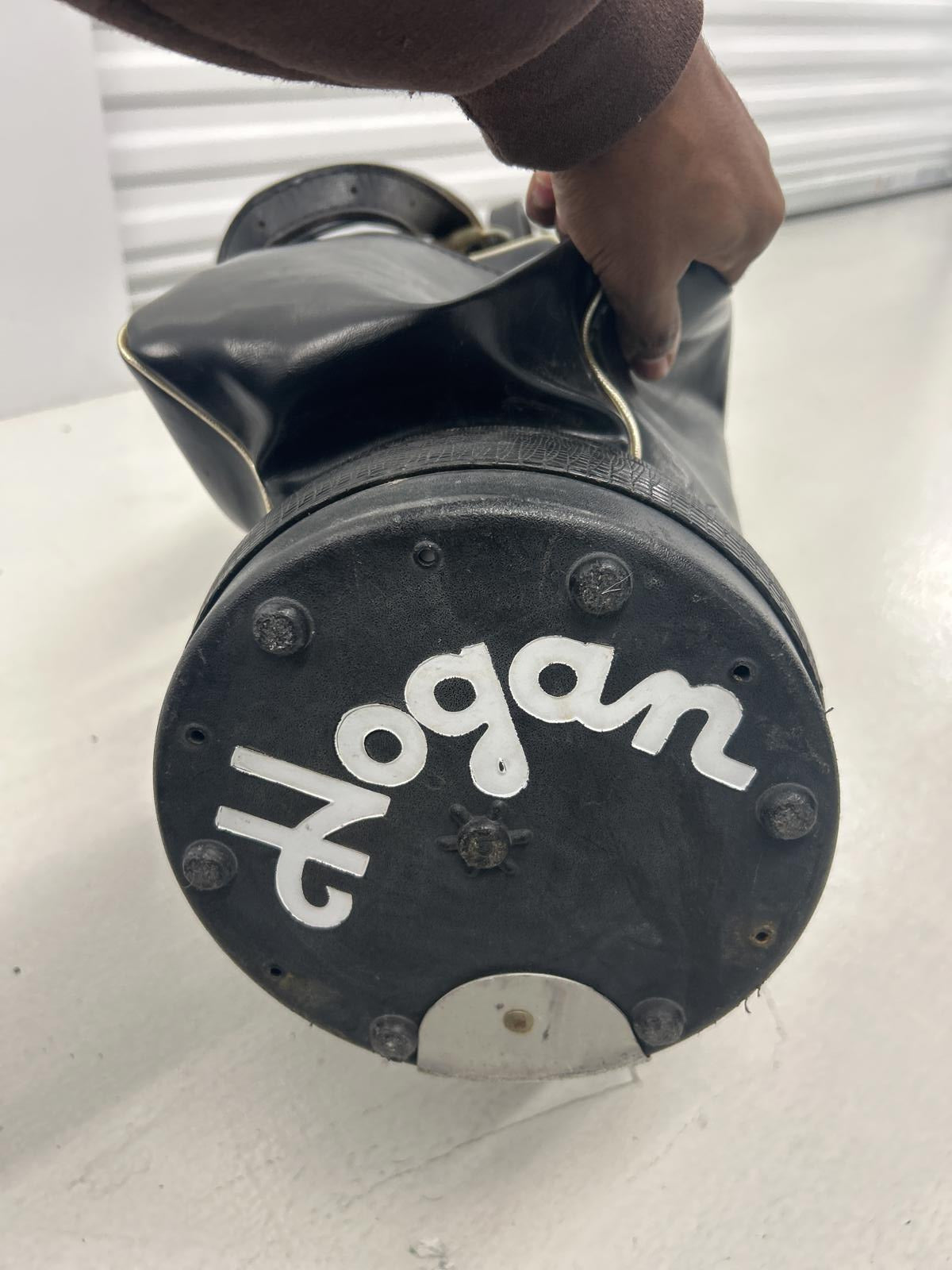 Vintage Hogan Leather Golf Travel Bag