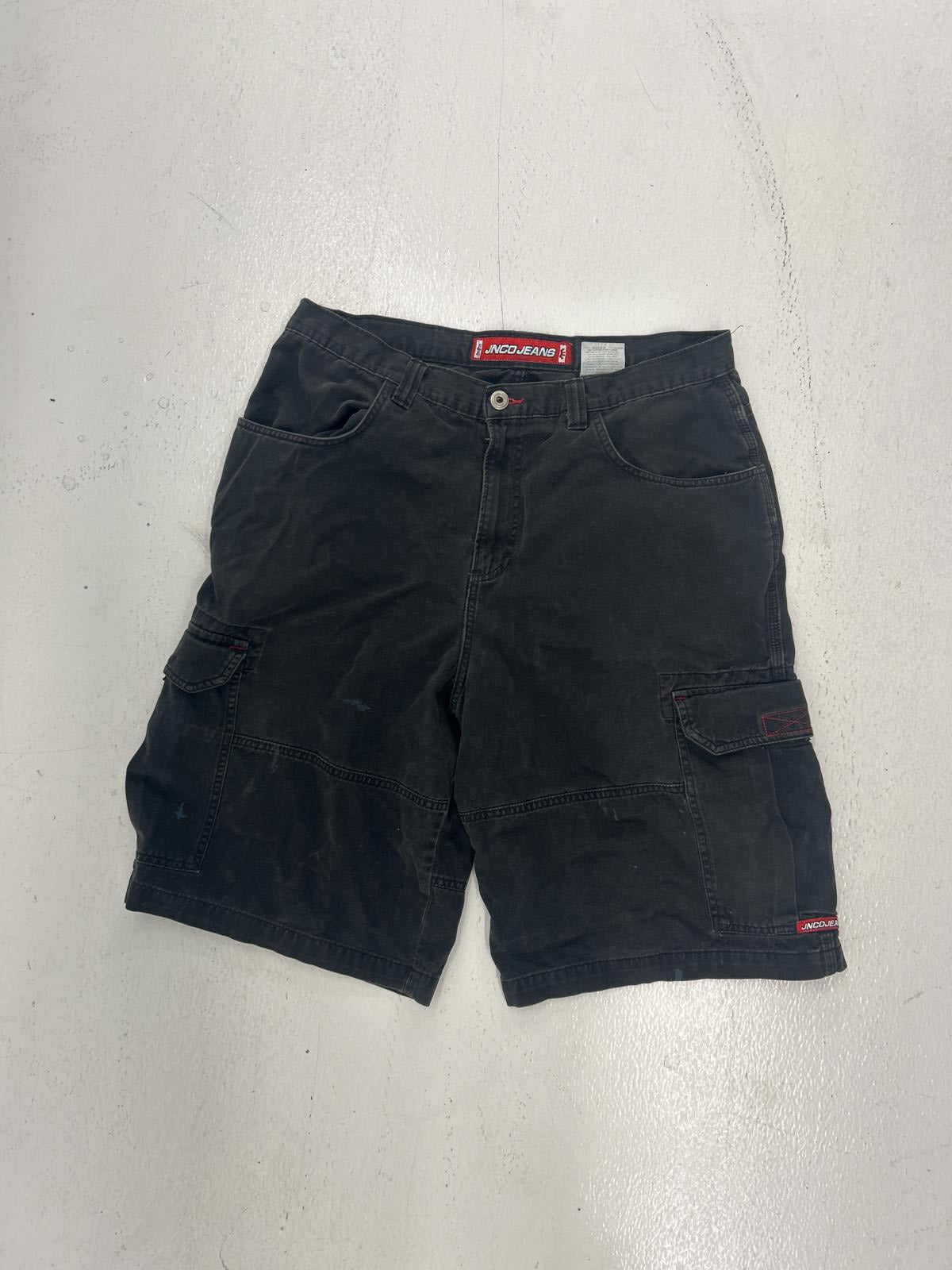 JNCO Jeans Black Cargo Shorts - Stylish and Functional