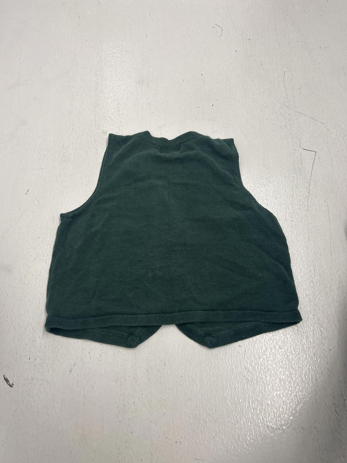 Vintage Requirements Green Cotton Vest - Comfortable