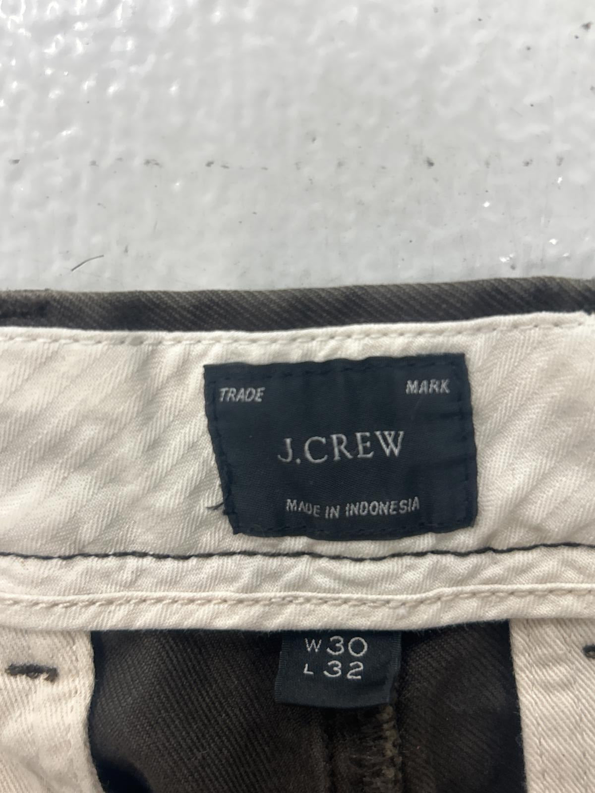 J.Crew Men's Classic Fit Chino Pants - Size 30W 32L - Black