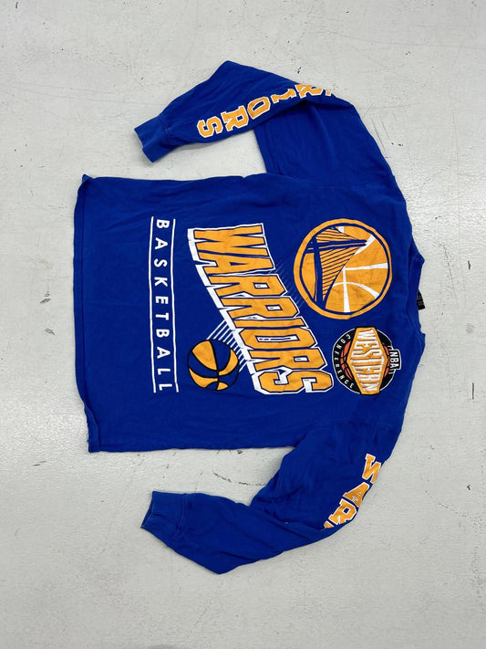 Vintage Golden State Warriors Long Sleeve T-Shirt - Basketball Fan Apparel