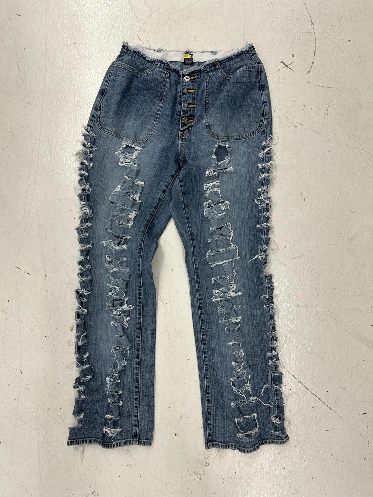 Distressed Ripped Denim Jeans For Trendy Casual Style