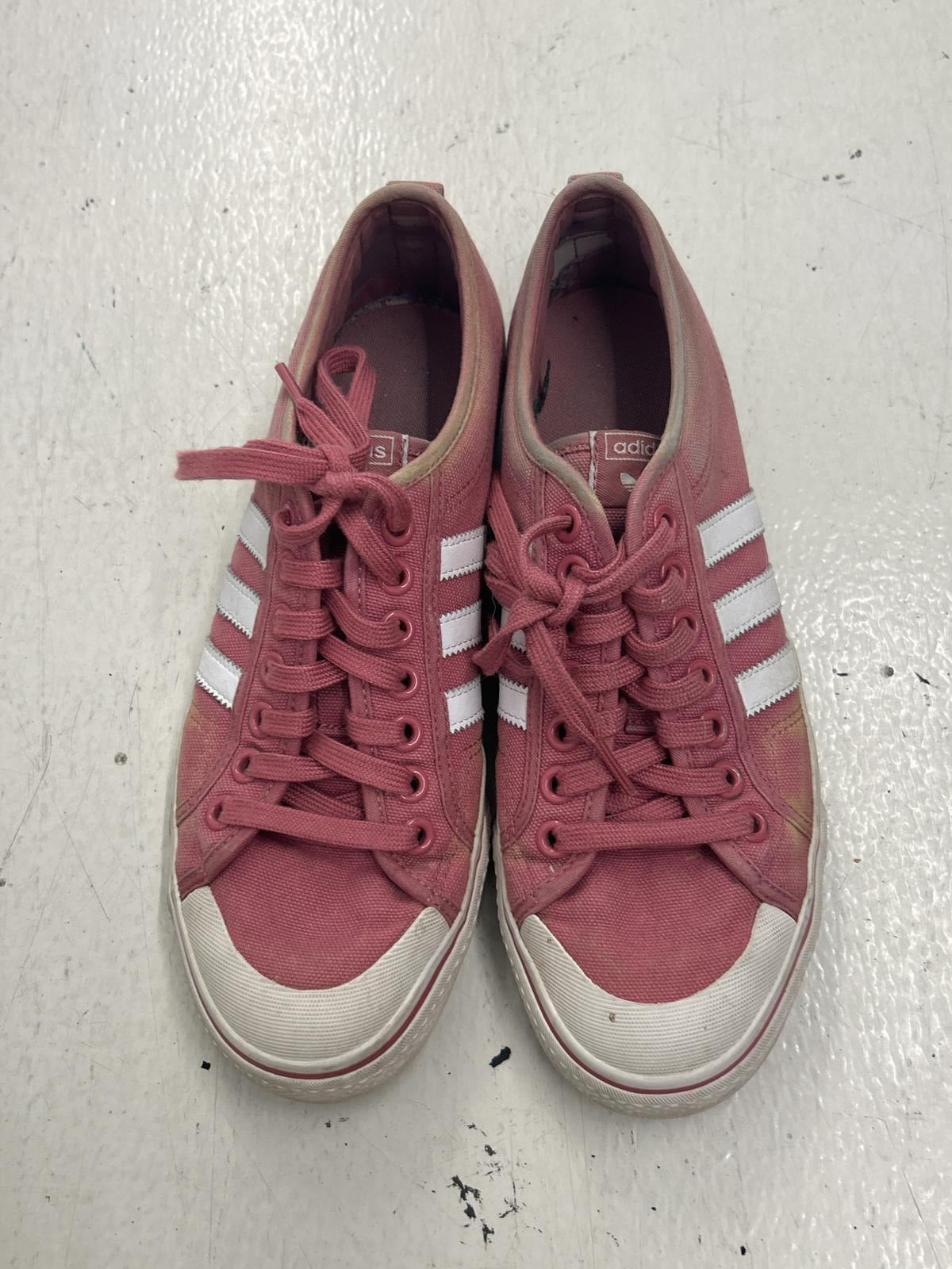 Adidas Pink Canvas Sneakers