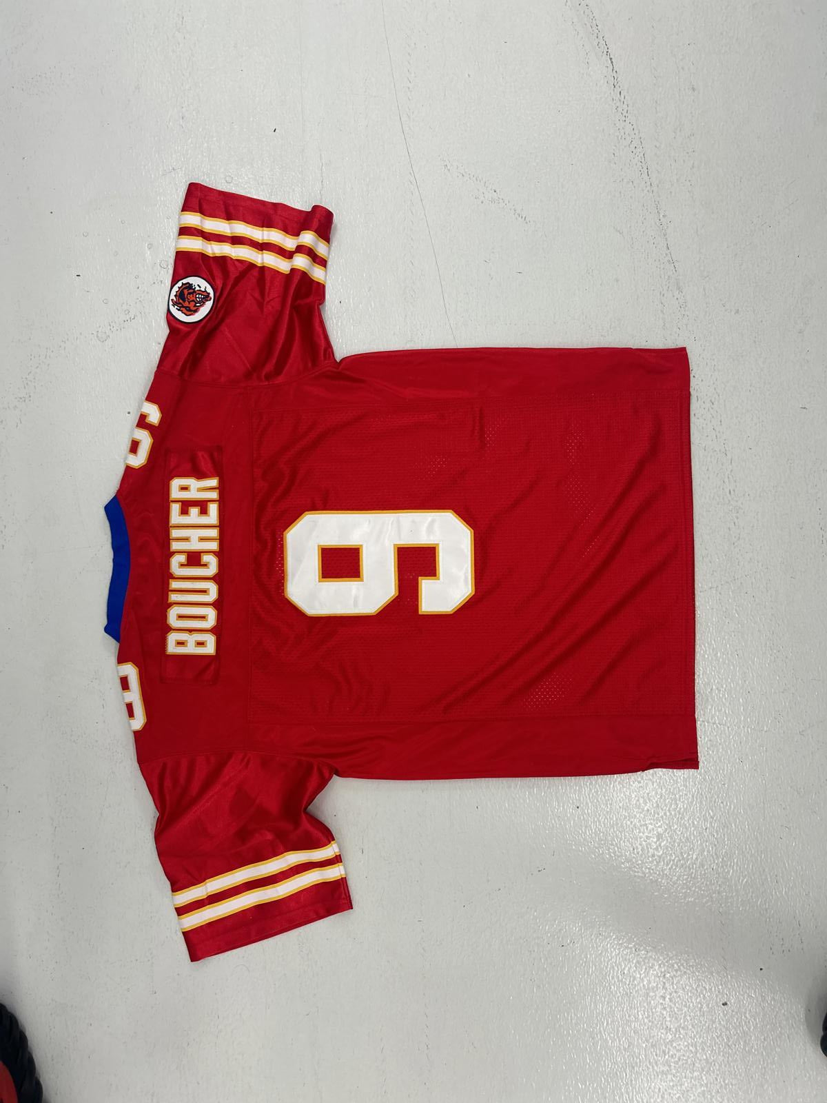 Authentic WaterBoy Red Football Jersey - Boucher #9