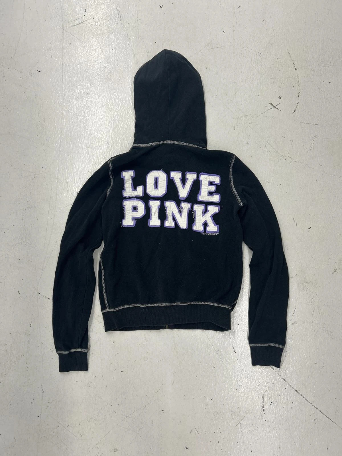 Vintage Love Pink Hooded Sweatshirt