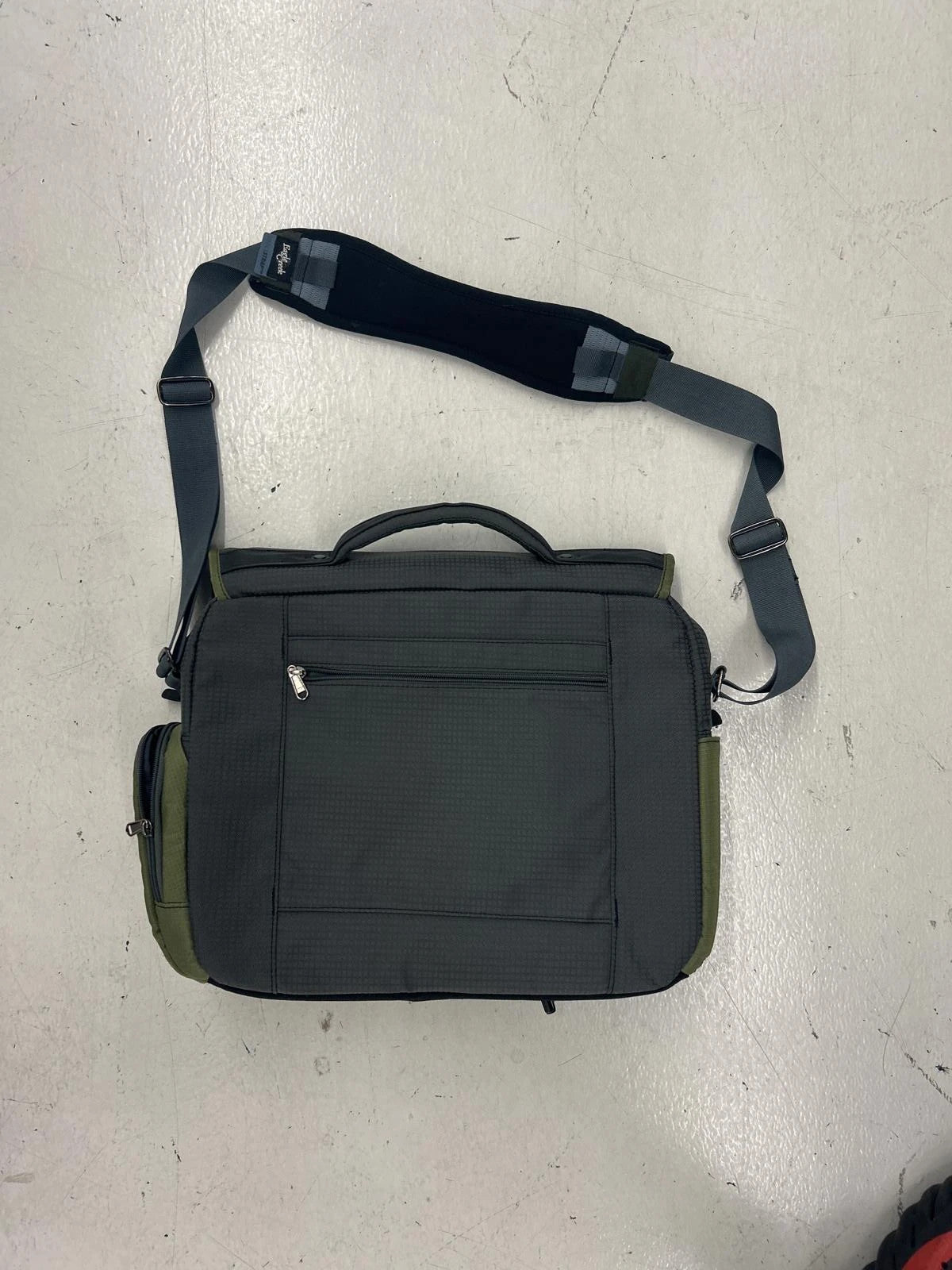 Eagle Creek Green And Gray Laptop Messenger Bag