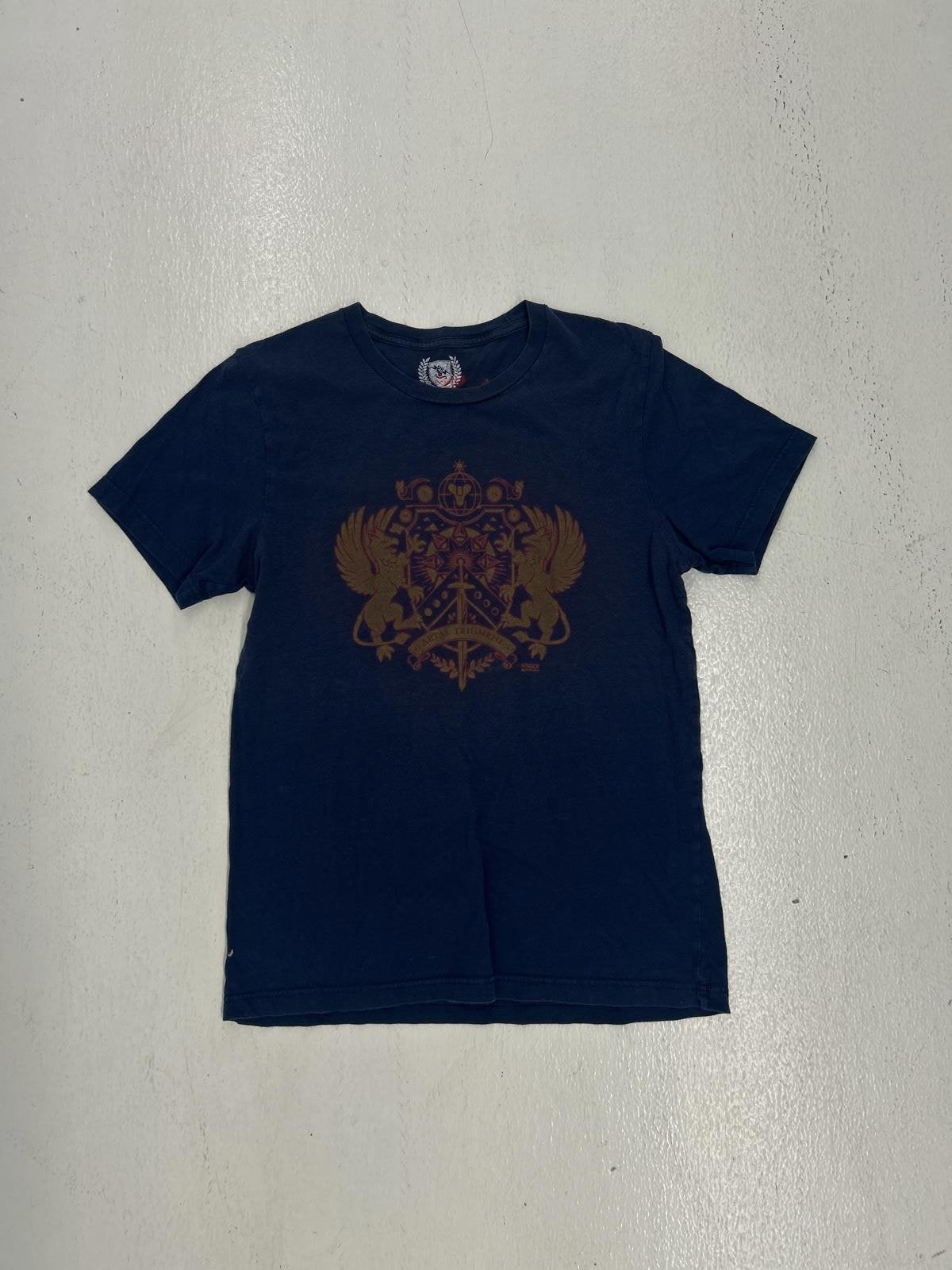 Royal Navy Graphic Tee with Crest Design