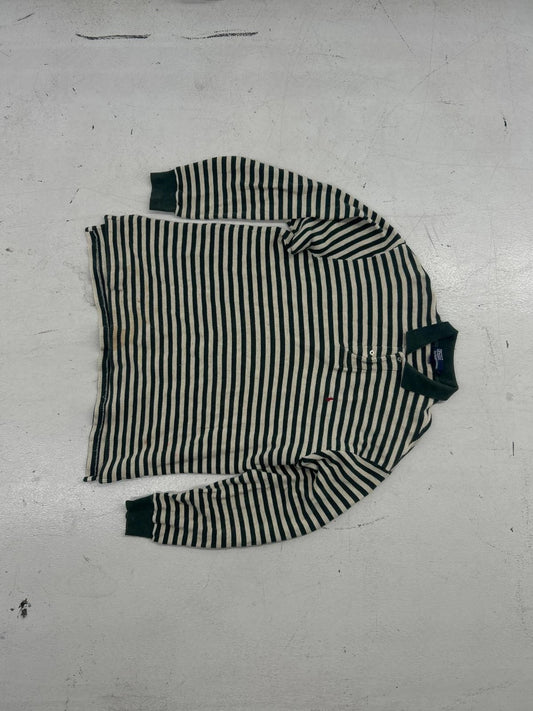 Polo Classic Striped Long Sleeve Polo Shirt