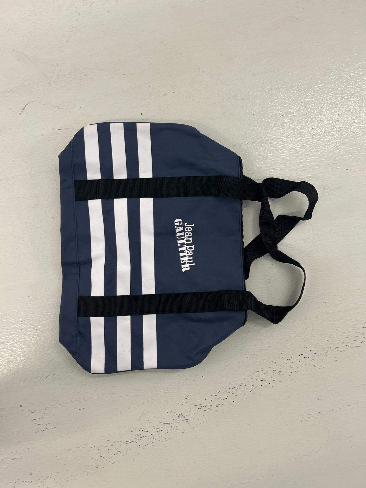 Jean Paul Gaultier Navy Duffel with White Stripes