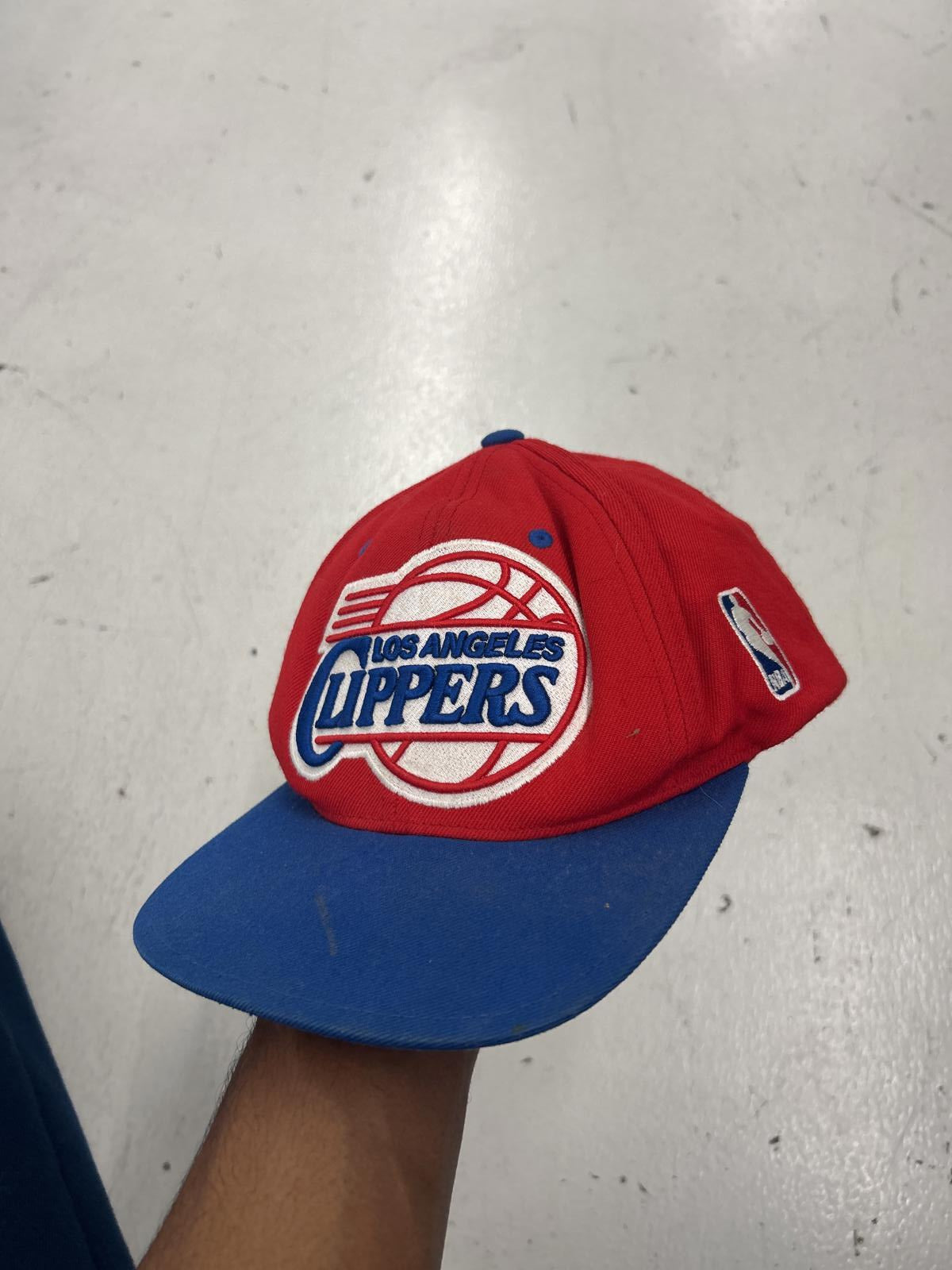 Los Angeles Clippers Vintage Snapback Hat - Red & Blue