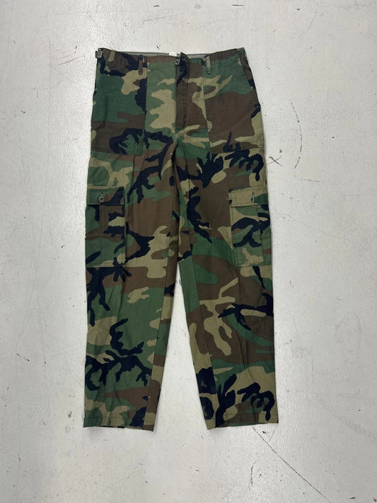 Men'S Vintage Camouflage Mili Cargo Pants