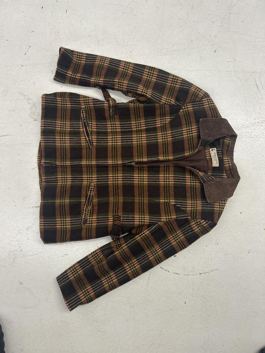 Vintage Marsh Landing Plaid Jacket - Warm Wool Blend