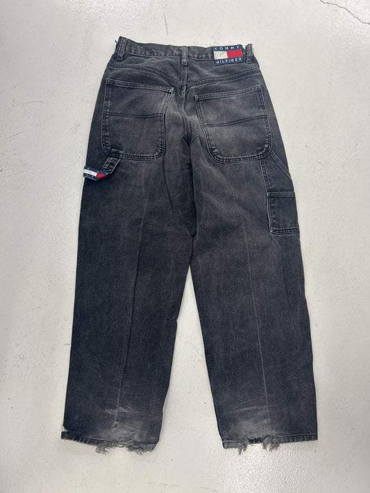 Tommy Hilfiger Classic Black Work Cargo Jeans - Size 29/32