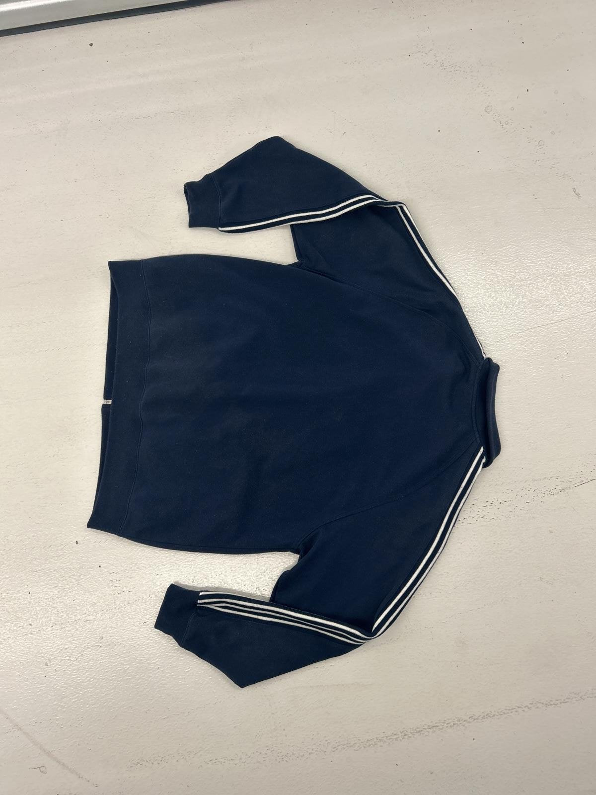 Stylish England Navy Blue Track Jacket with Stripes