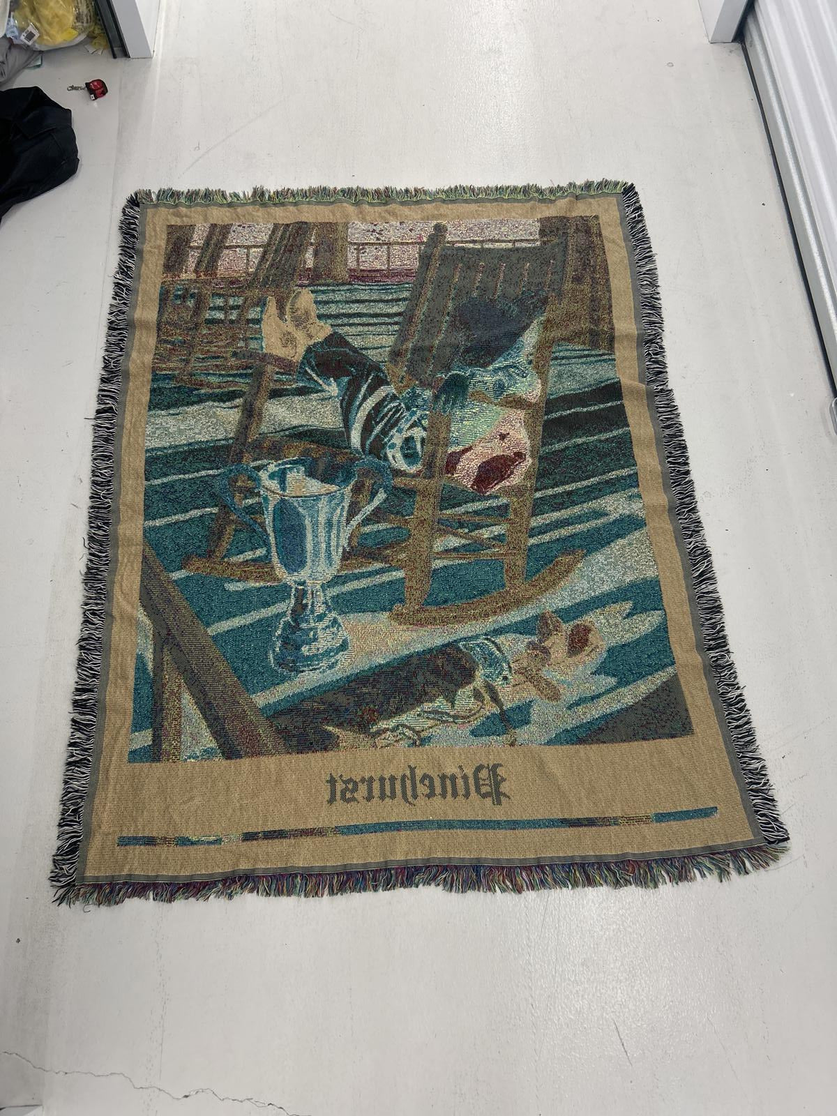 Pinehurst Vintage Woven Tapestry Blanket