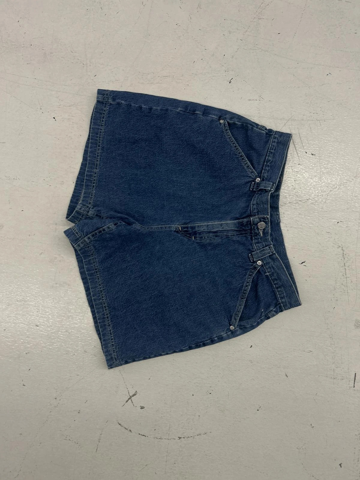 Vintage High-Waisted Denim Shorts