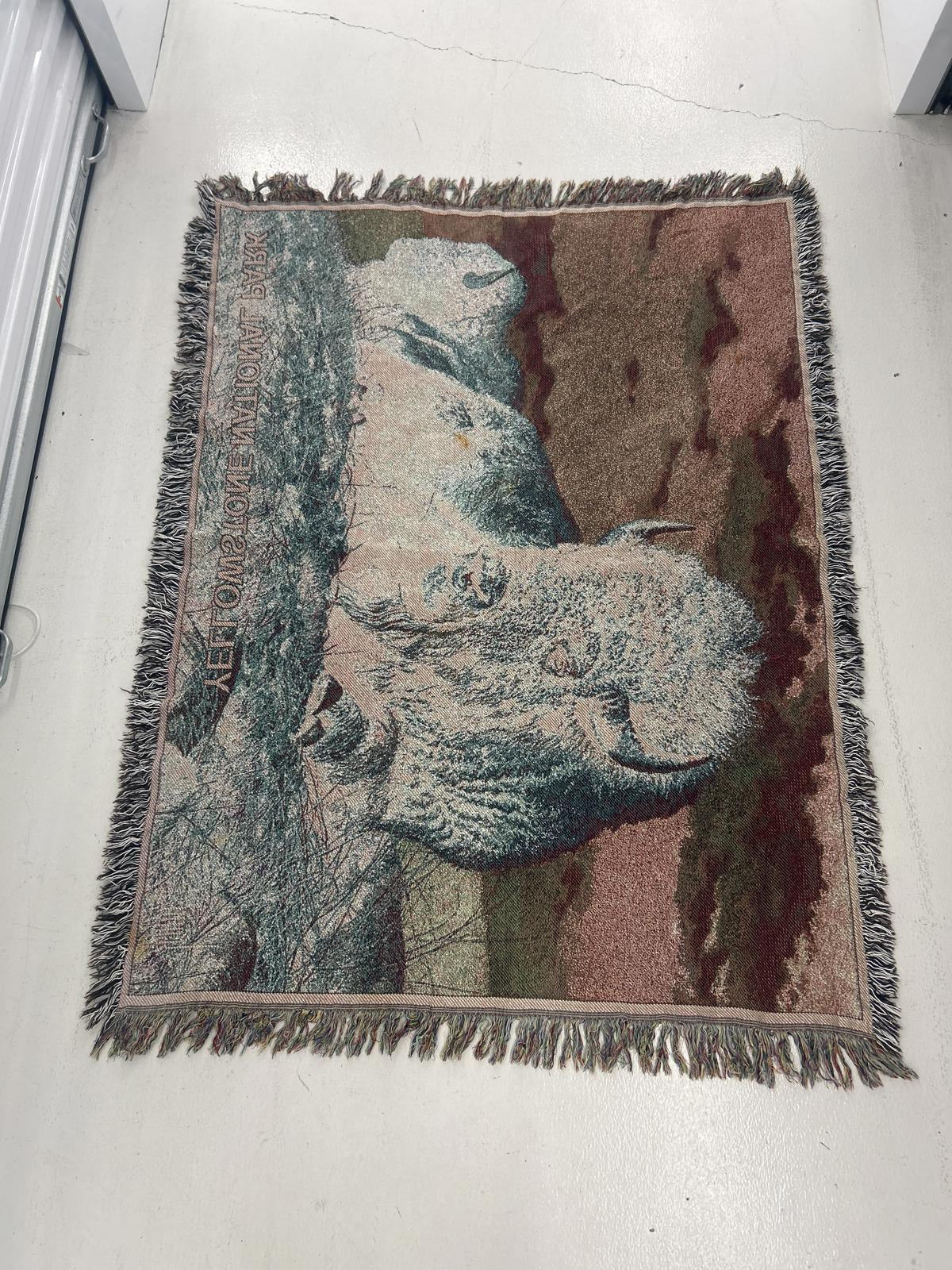 Yellowstone National Park Tapestry Throw Blanket