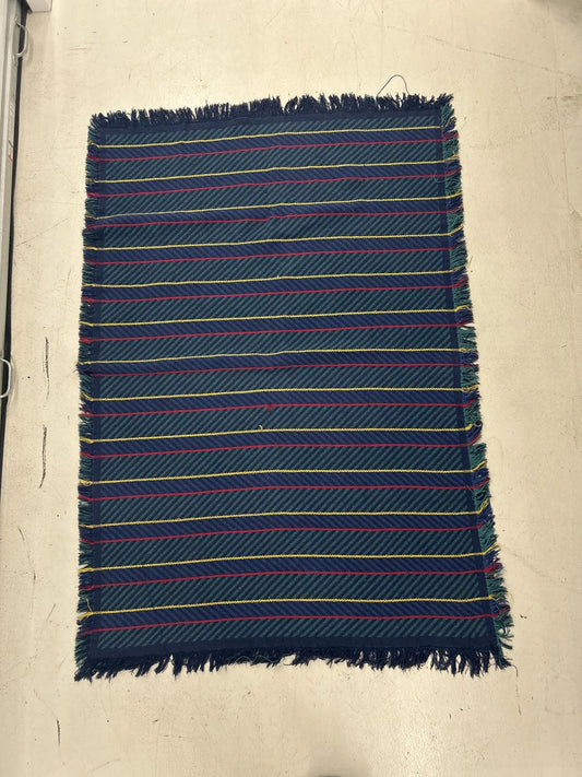 Colorful Striped Woven Blanket Or Throw