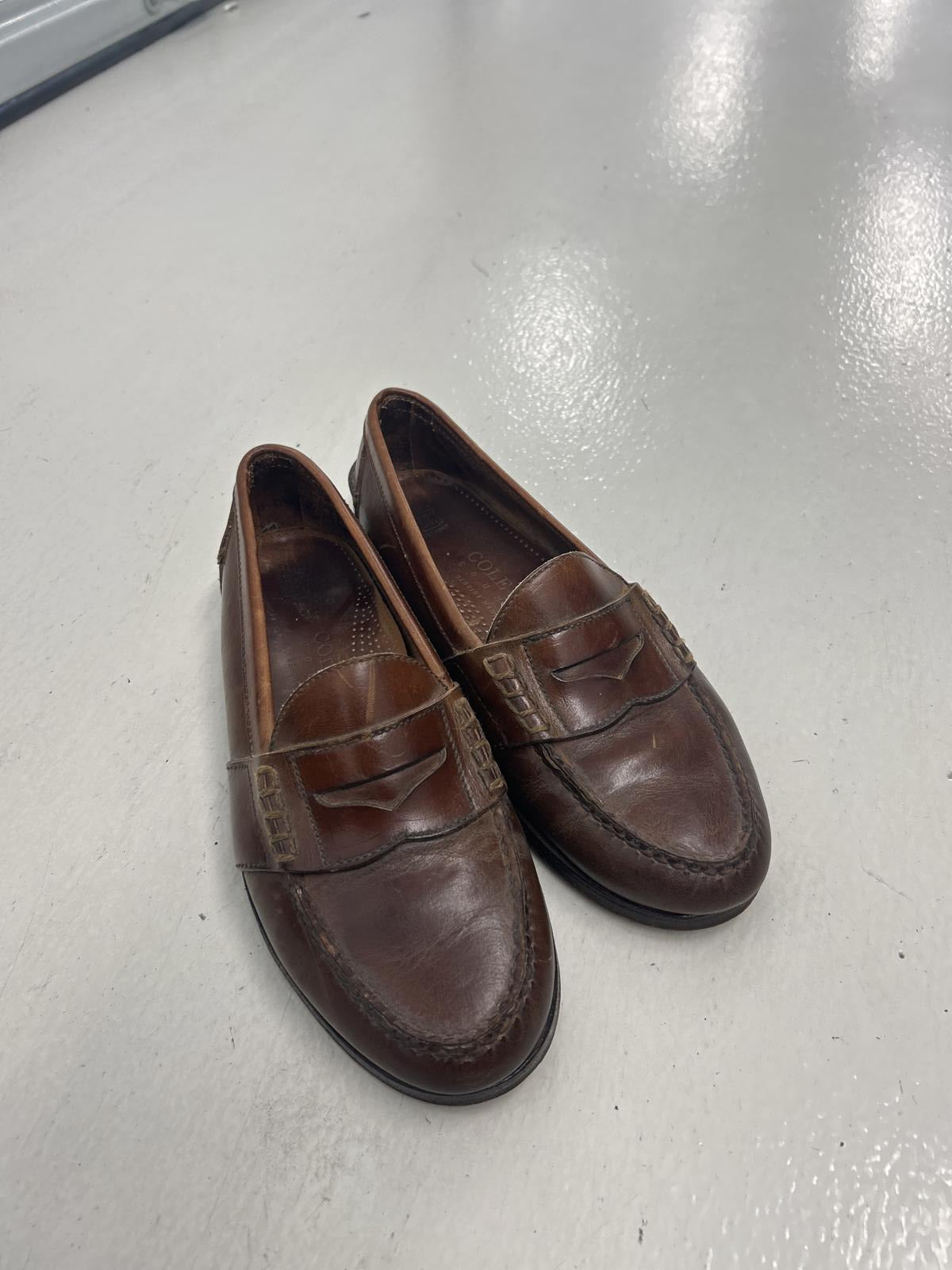 Cole Haan Brown Leather Loafers - Men's Dress Shoes