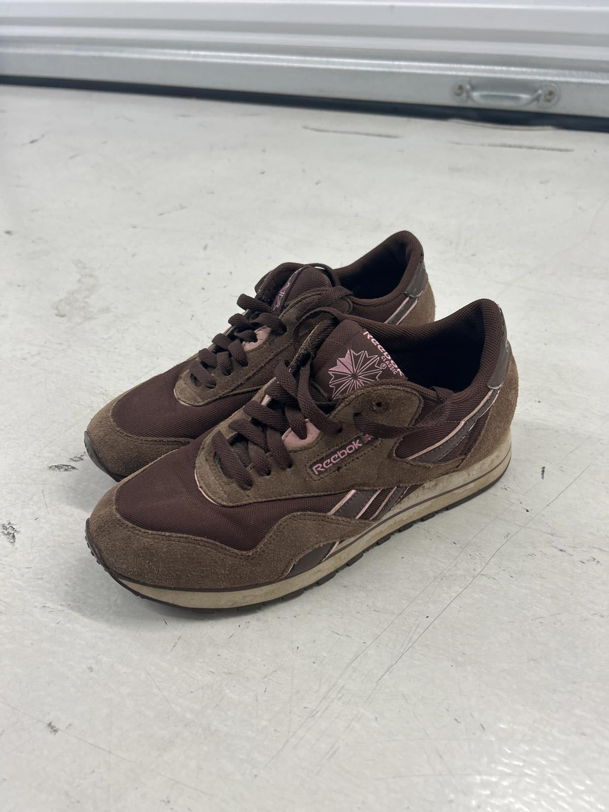 Vintage Reebok Classic Suede Sneakers - Brown