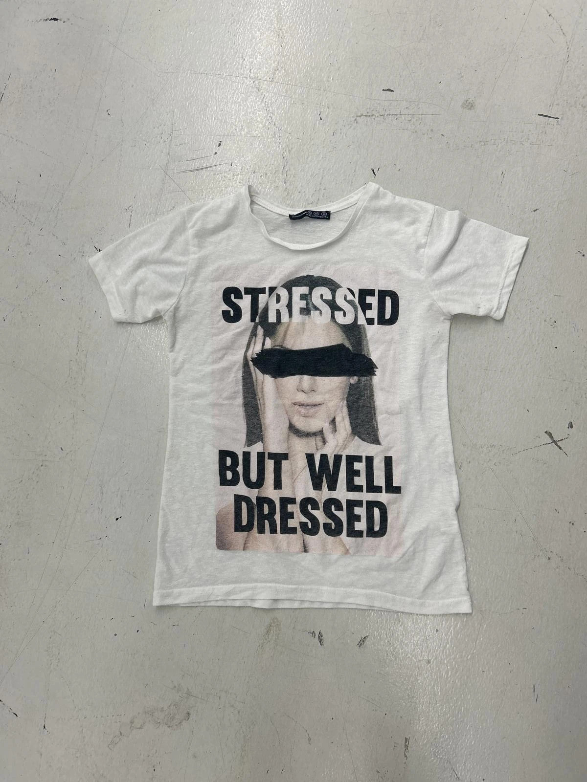 Fun Graphic Tee - 'Stressed But Well Dressed'