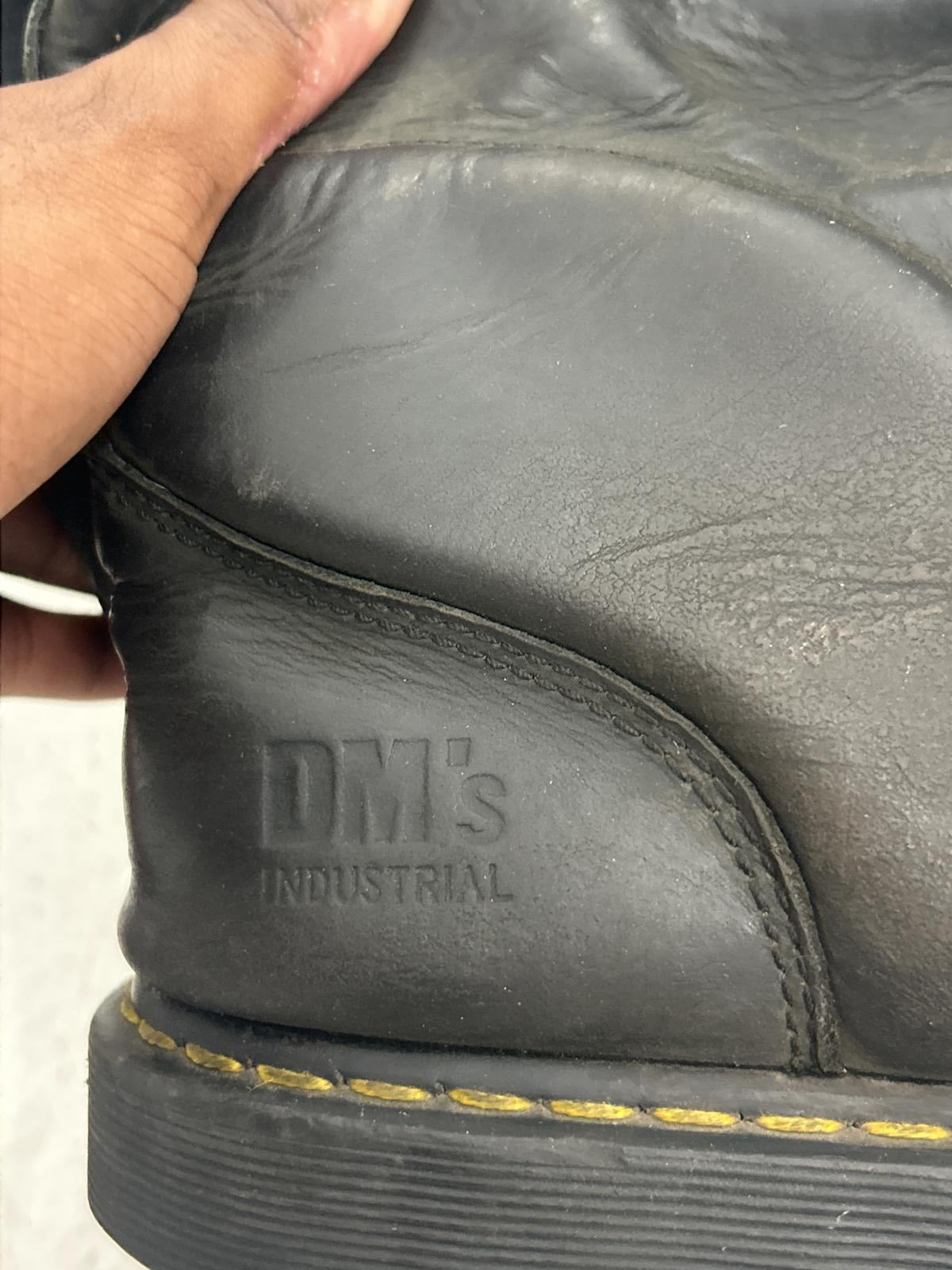 DM's Industrial Steel Toe Work Boots - Size 10 US - Black