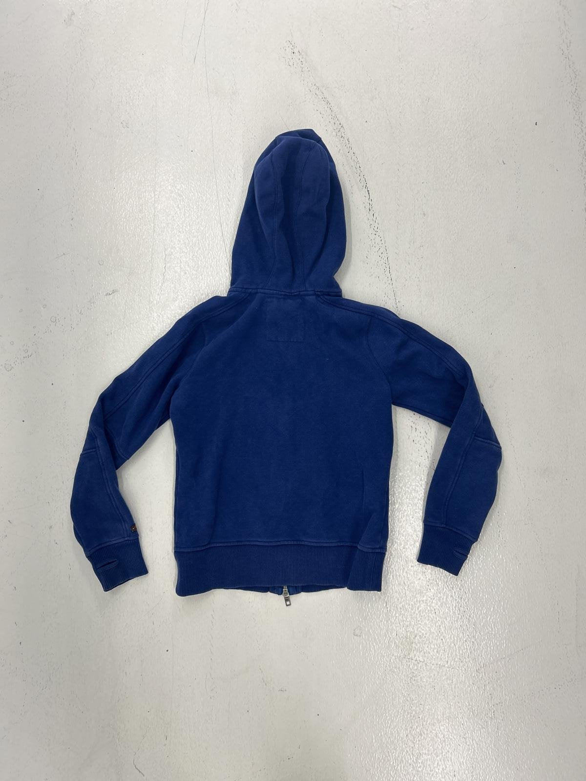 Heavy Blue Zip-Up Hoodie - Perfect for Layering