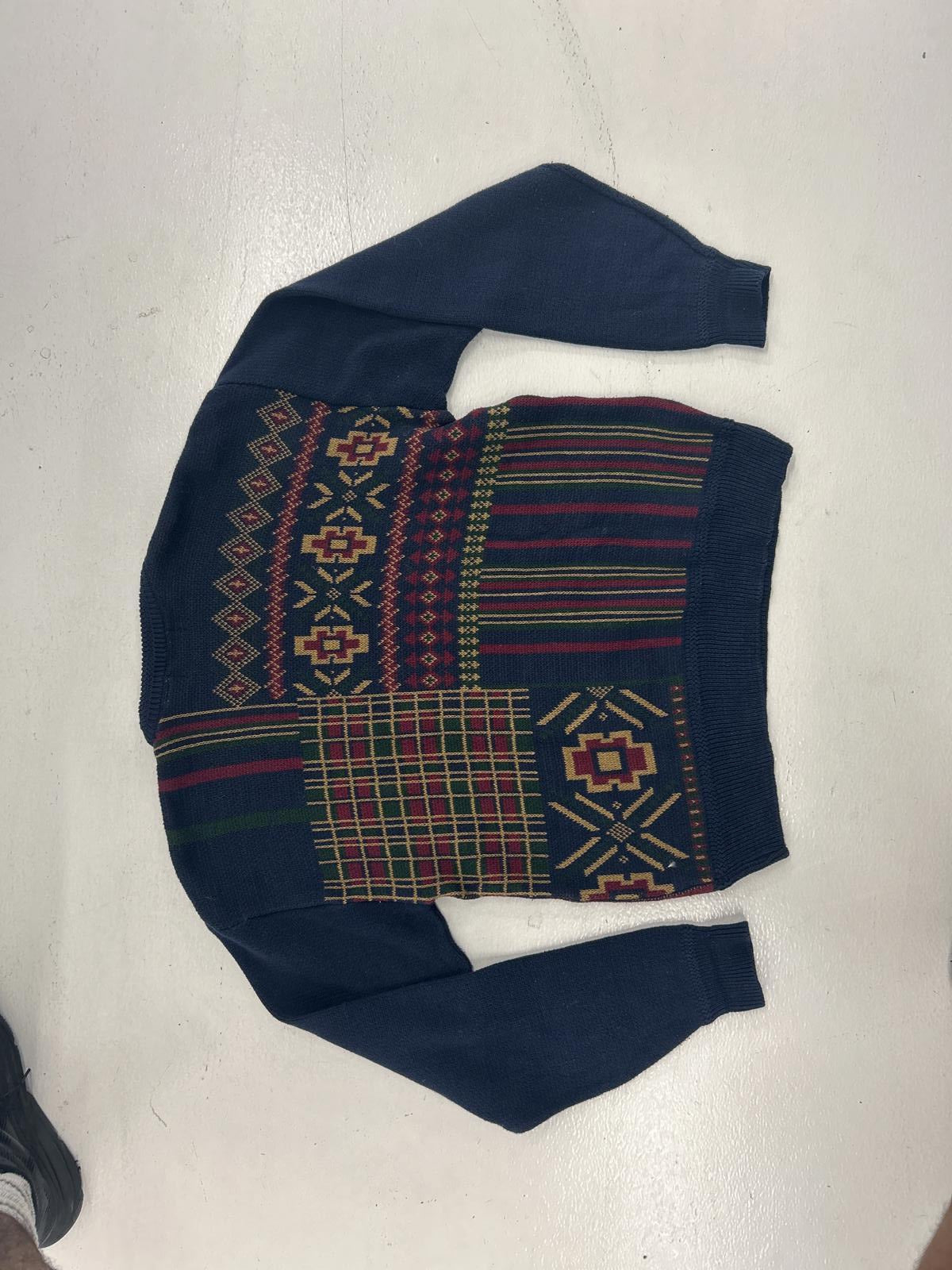 Roundtree & Yorke Colorful Knit Sweater