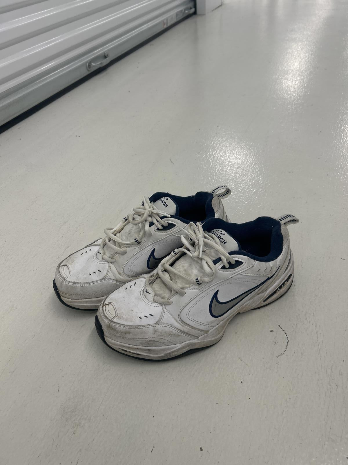 Nike Air Monarch IV Athletic Shoes - Comfy White Sneakers