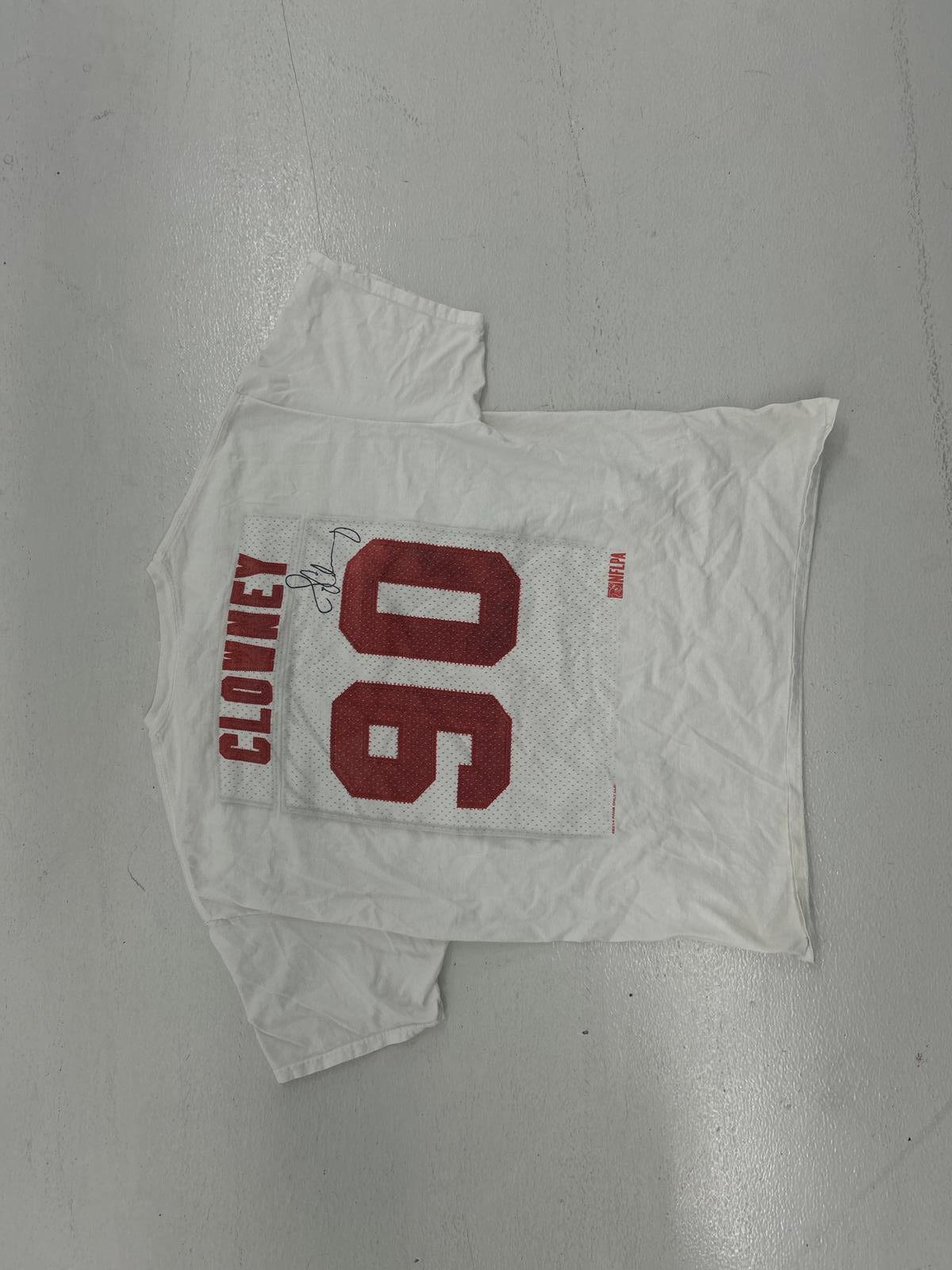 Printed Autograph Jadeveon Clowney White Jersey T-Shirt