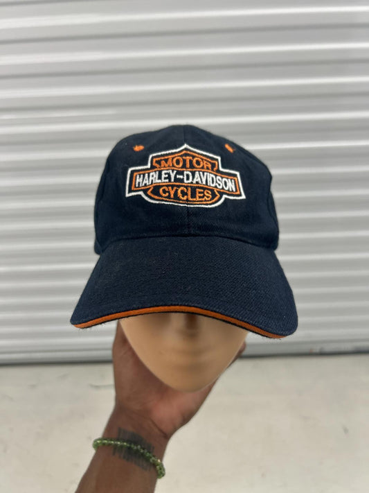 Harley-Davidson Denim Cap with Embroidered Logo