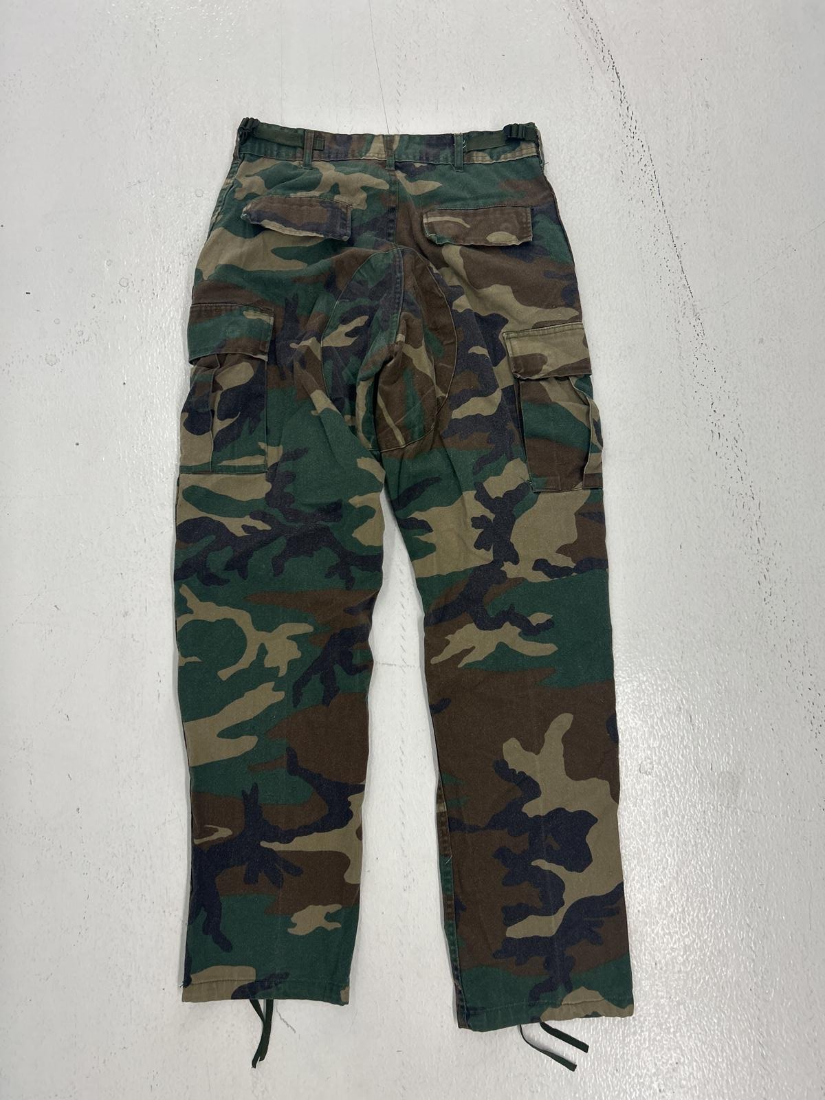 Adjustable Camo Cargo Pants -  Mili Style Trousers