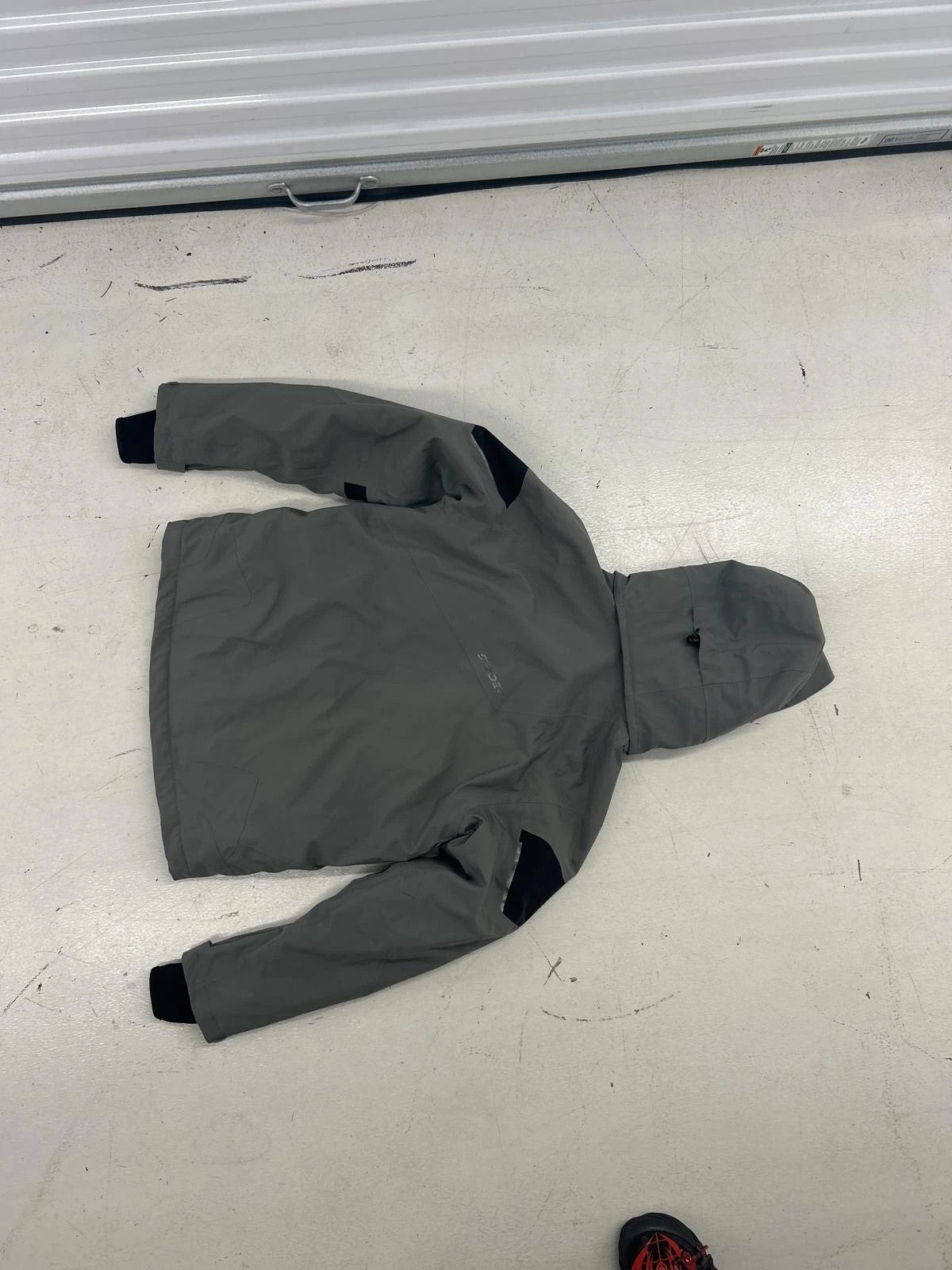 Spyder Ski Waterproof Insulated Jacket With Hood - Gray