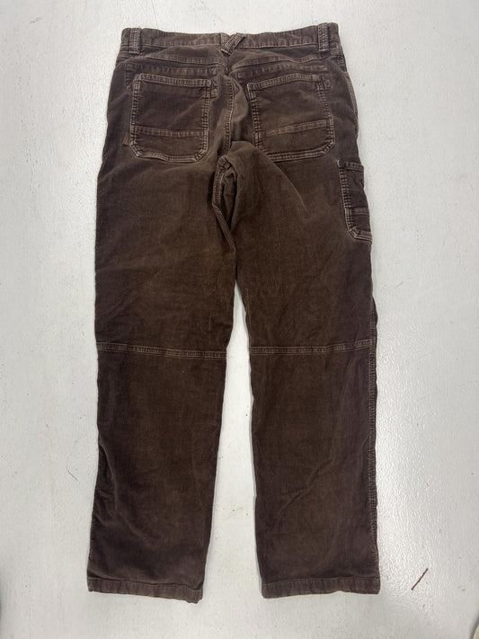 L.L. Bean Men's Brown Corduroy Pants - 36W 34L