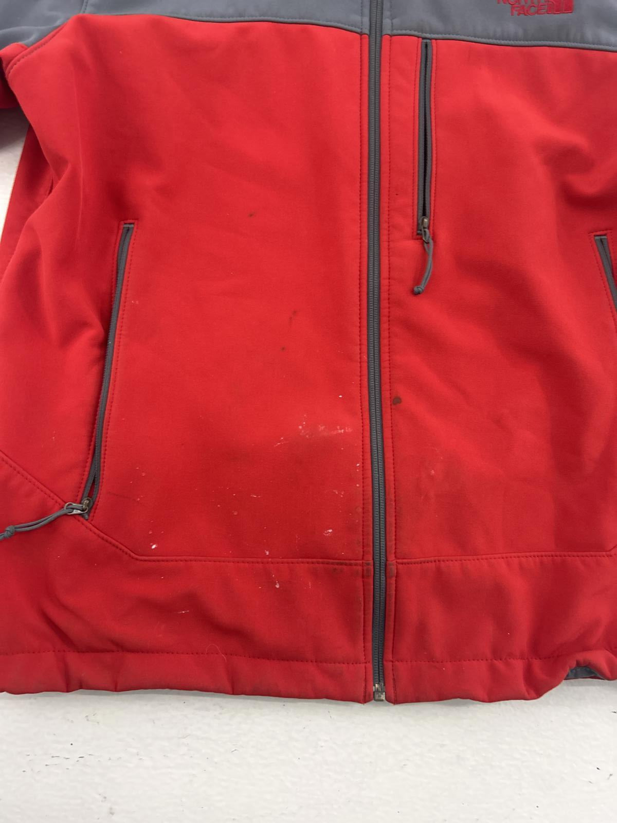 The North Face Men's Jacket - Red and Gray