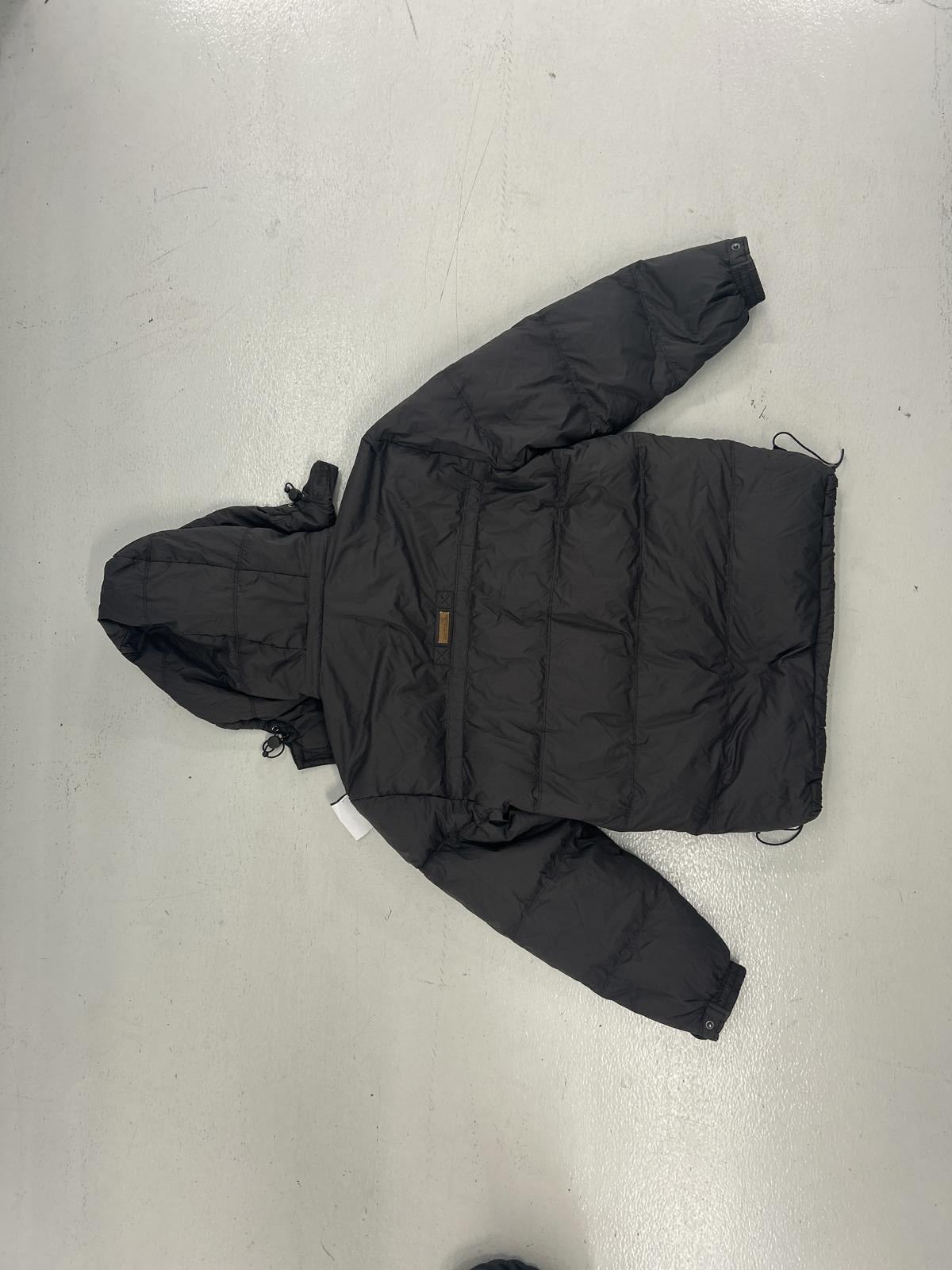 Jap Free Stylish Black Puffer Jacket with Hood