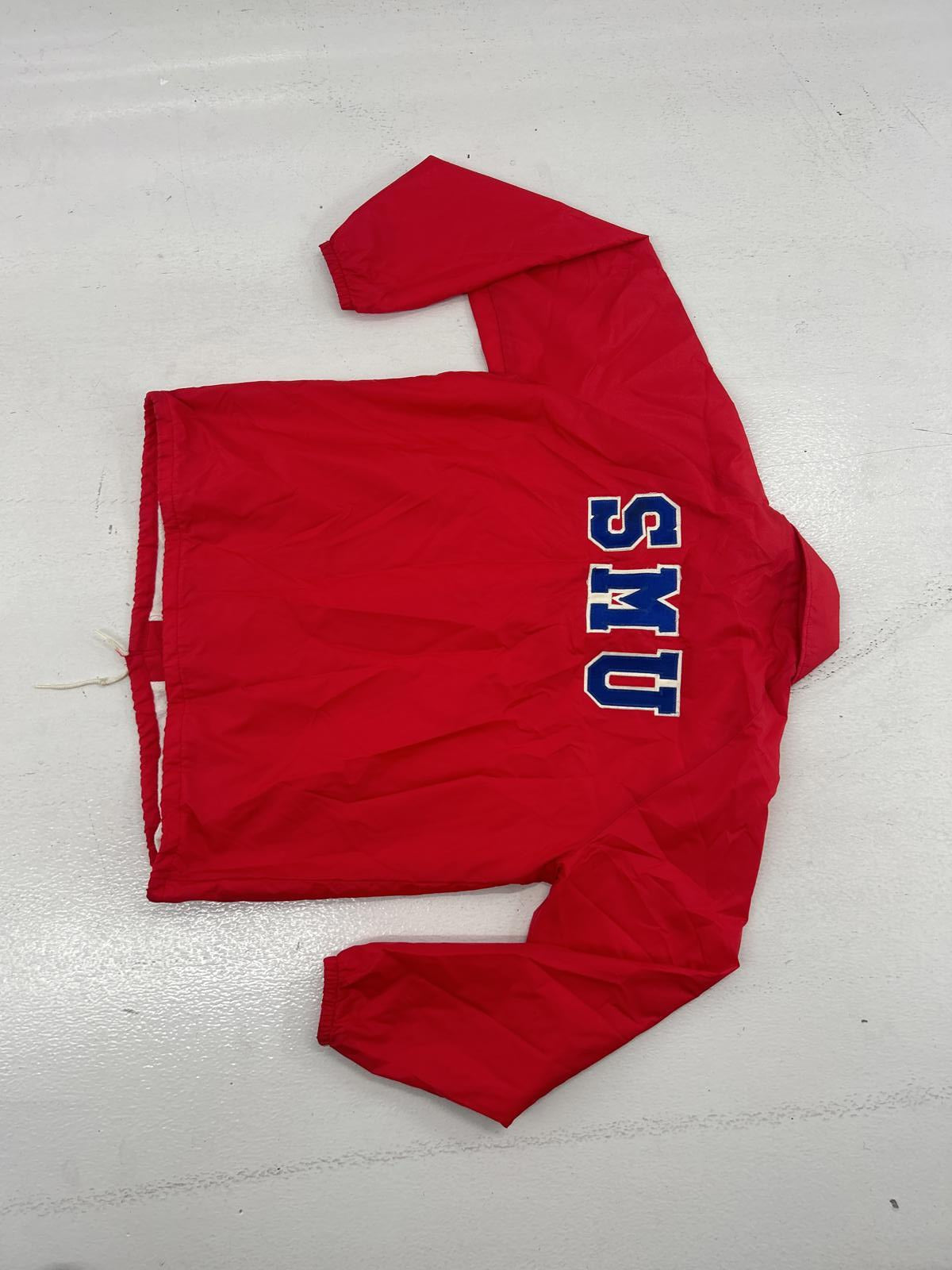 Vintage SMU Red Windbreaker Jacket