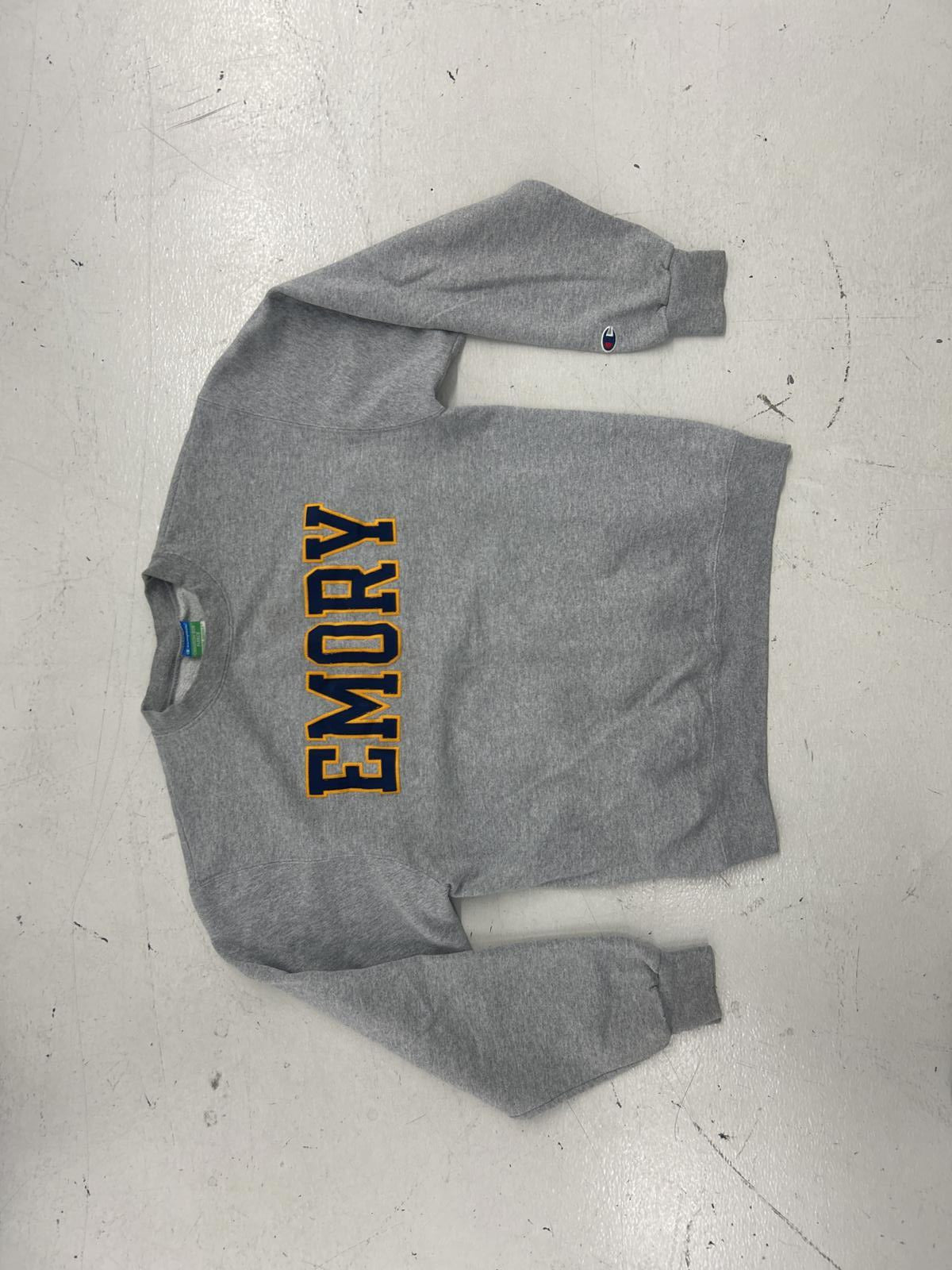 Champion Emory University Sweatshirt - Gray - Size Medium