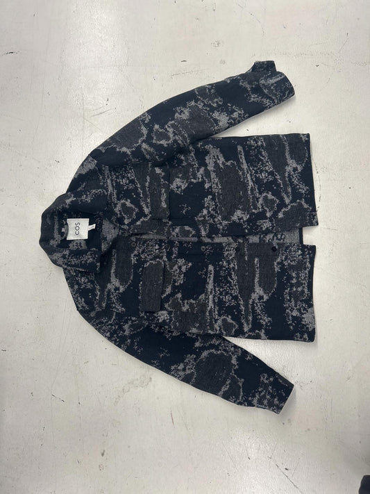 Stylish COS Black Jacquard Patterned Jacket